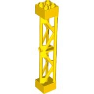 Lego nosník (podpěra) 2x2x10 trojúhelníkový, žlutá (4503101, 4509667)